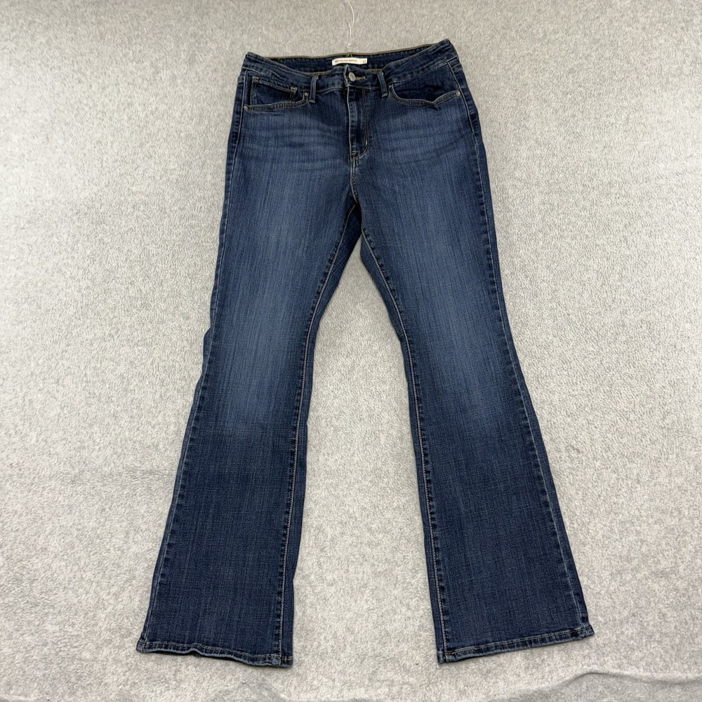 Levi's 725 High Rise Boot Cut Denim Stretch Jeans Women's size 32 32x30 Cowgirl